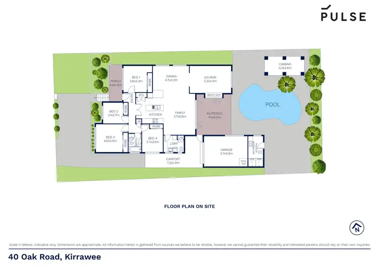 Floorplan of Homely house listing, 40 Oak Road, Kirrawee NSW 2232