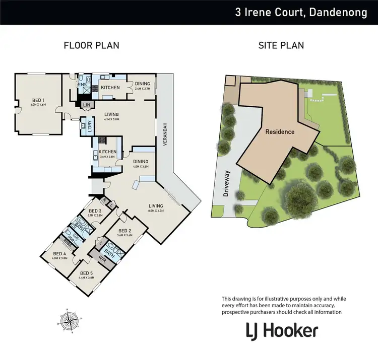 Floorplan of Homely house listing, 3 Irene Court, Dandenong VIC 3175