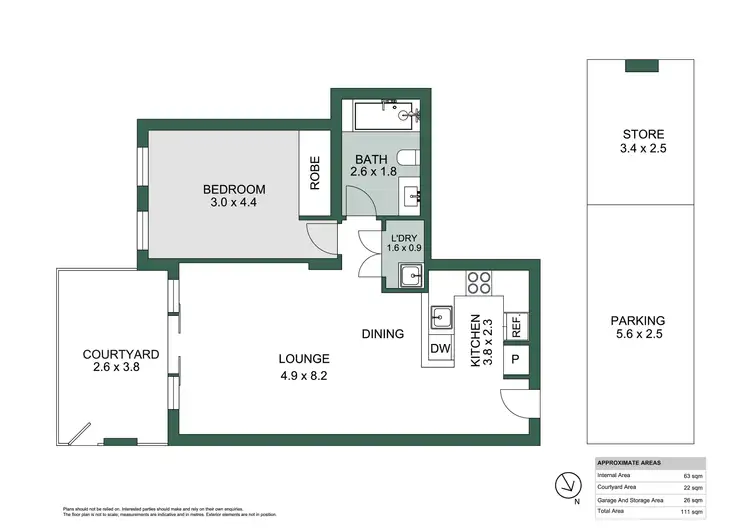 Floorplan of Homely apartment listing, 104/2C Munderah Street, Wahroonga NSW 2076