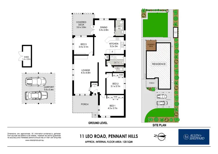 Floorplan of Homely house listing, 11 Leo Road, Pennant Hills NSW 2120