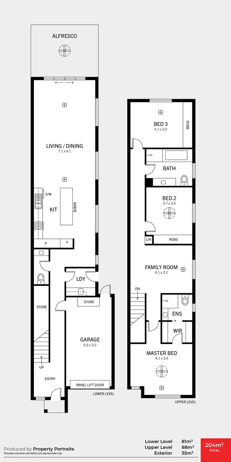 Floorplan of Homely townhouse listing, 18a Brooker Avenue, Campbelltown SA 5074