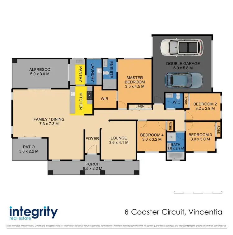 Floorplan of Homely house listing, 6 Coaster Circuit, Vincentia NSW 2540