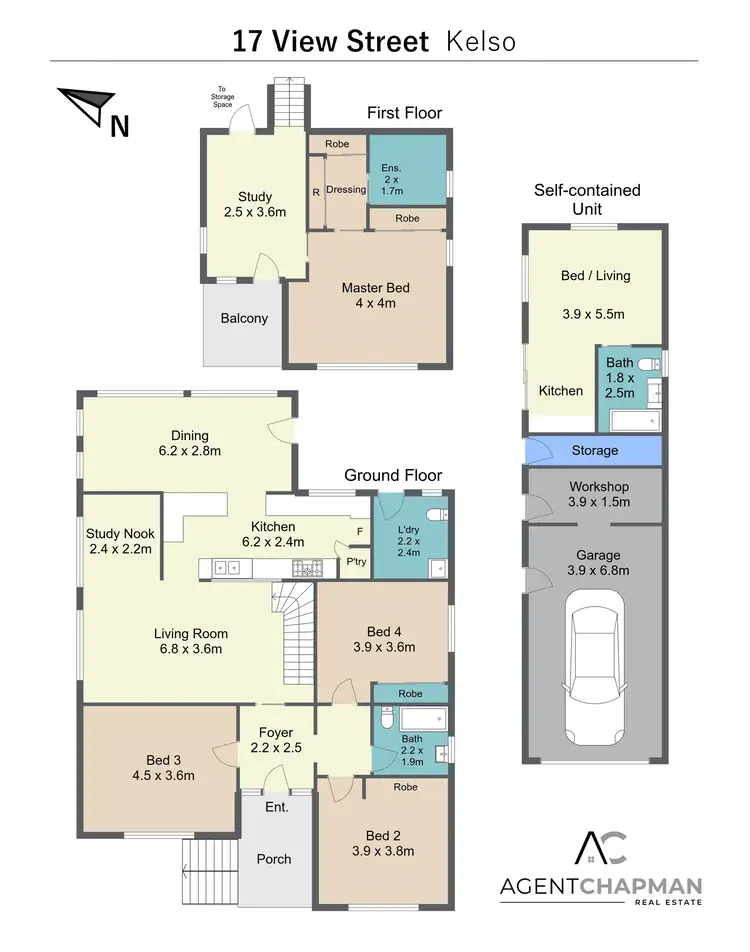 Floorplan of Homely house listing, 17 View Street, Kelso NSW 2795