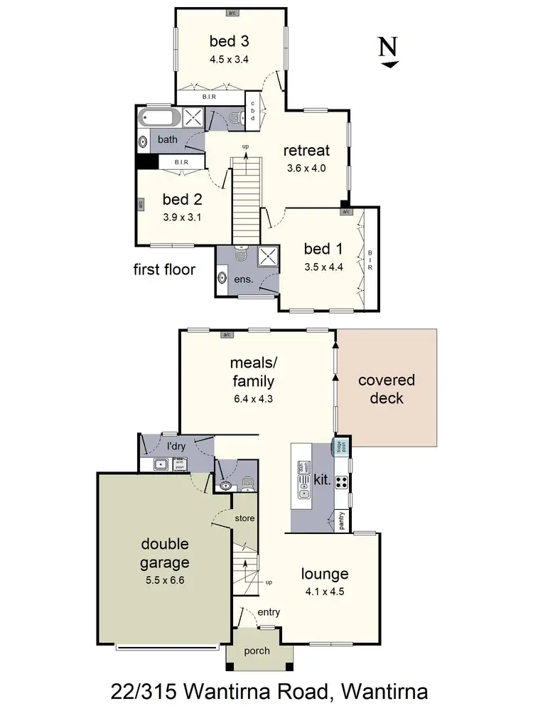 Floorplan of Homely unit listing, 22/315 Wantirna Road, Wantirna VIC 3152