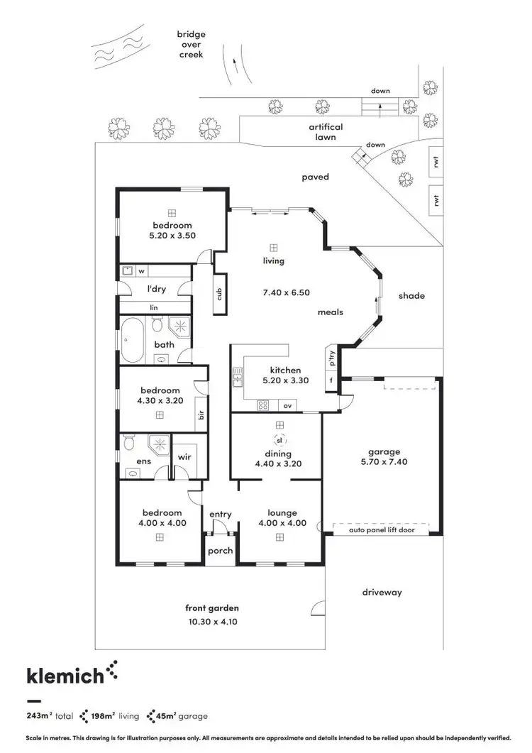 Floorplan of Homely house listing, 4 Leonard Terrace, Torrens Park SA 5062