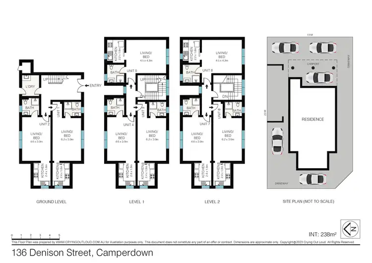 Floorplan of Homely block of units listing, 136 Denison Street, Camperdown NSW 2050