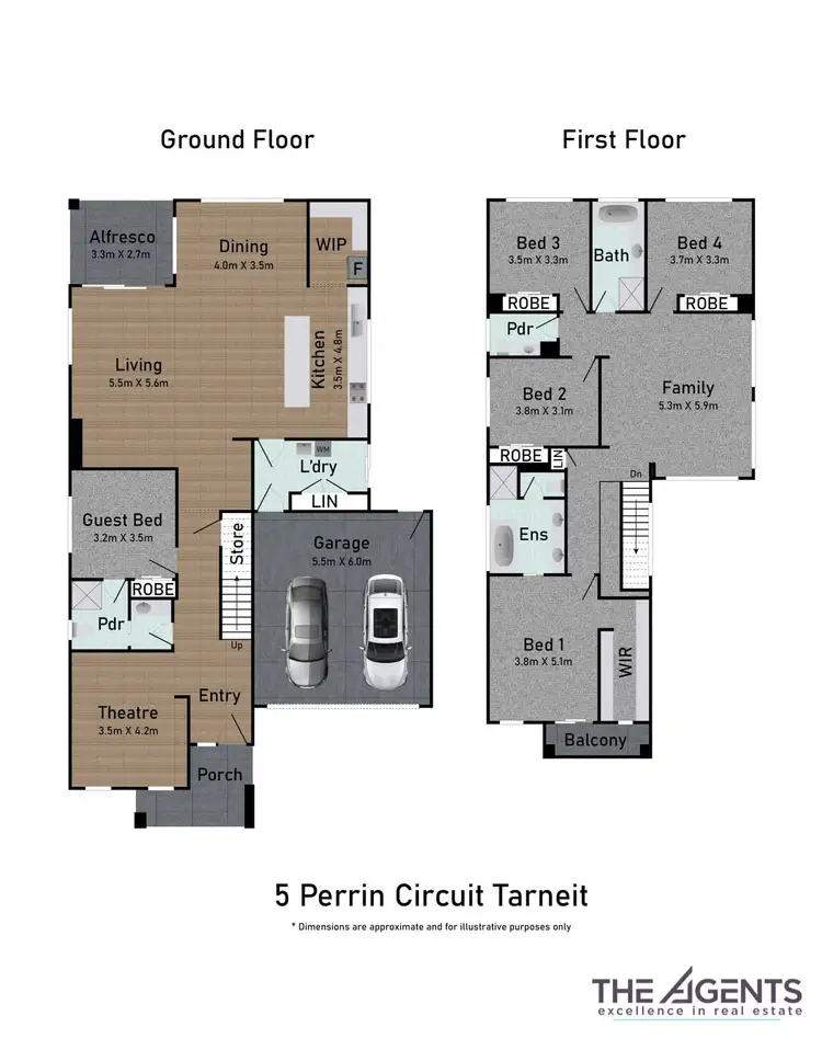 Floorplan of Homely house listing, 5 Perrin Circuit, Tarneit VIC 3029