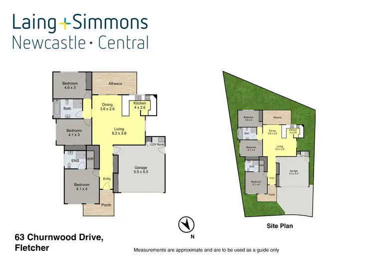 Floorplan of Homely house listing, 63 Churnwood Drive, Fletcher NSW 2287