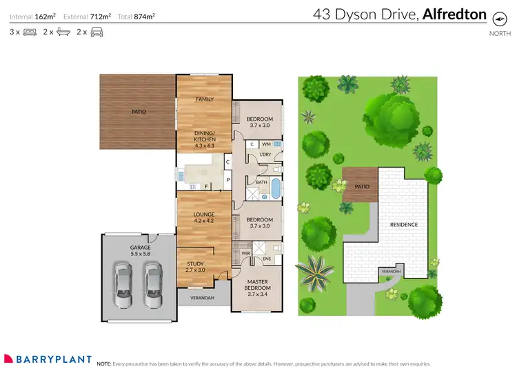 Floorplan of Homely house listing, 43 Dyson Drive, Alfredton VIC 3350