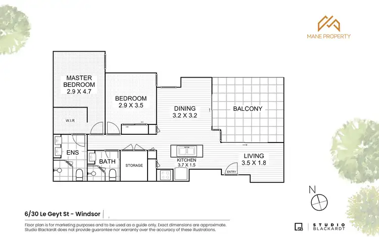 Floorplan of Homely unit listing, 6/30 Le Geyt Street, Windsor QLD 4030