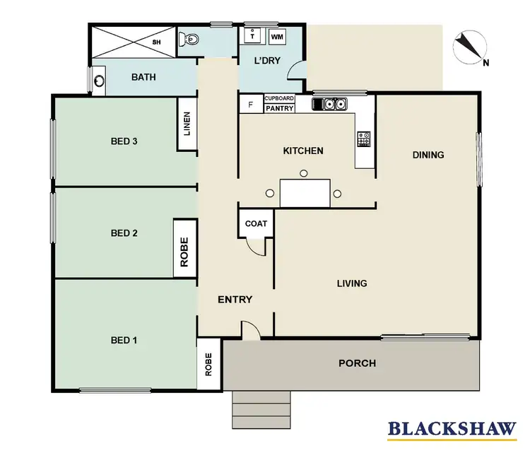 Floorplan of Homely house listing, 80 Caley Crescent, Narrabundah ACT 2604