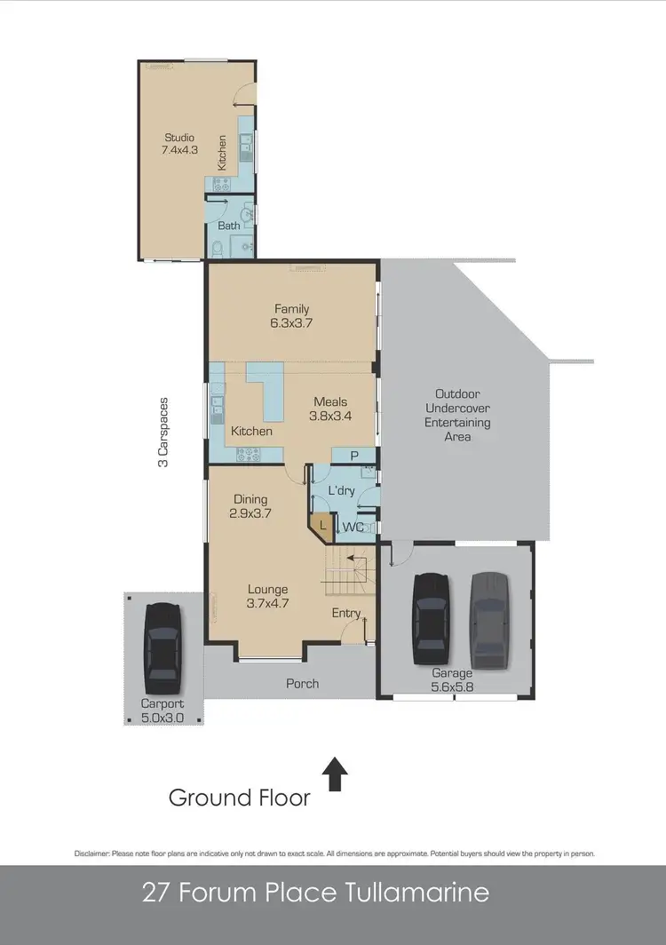 Floorplan of Homely house listing, 27 Forum Place, Tullamarine VIC 3043