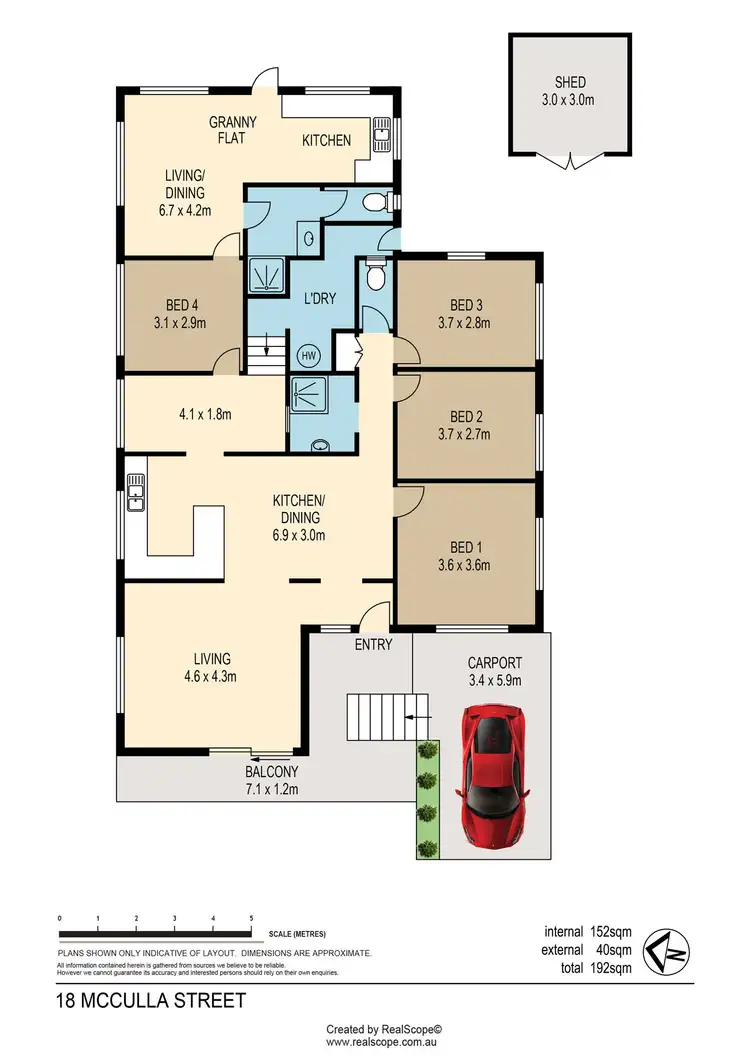 Floorplan of Homely house listing, 18 McCulla Street, Sherwood QLD 4075