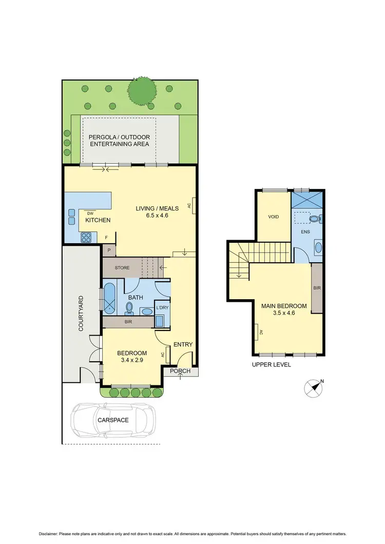 Floorplan of Homely townhouse listing, 2/47 Sadie Street, Glenroy VIC 3046