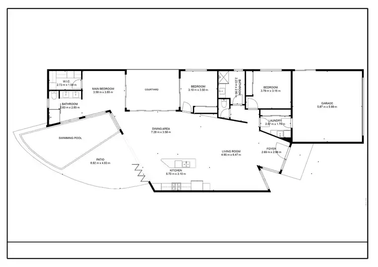 Floorplan of Homely house listing, 91 Cascade Boulevard, Palm Cove QLD 4879