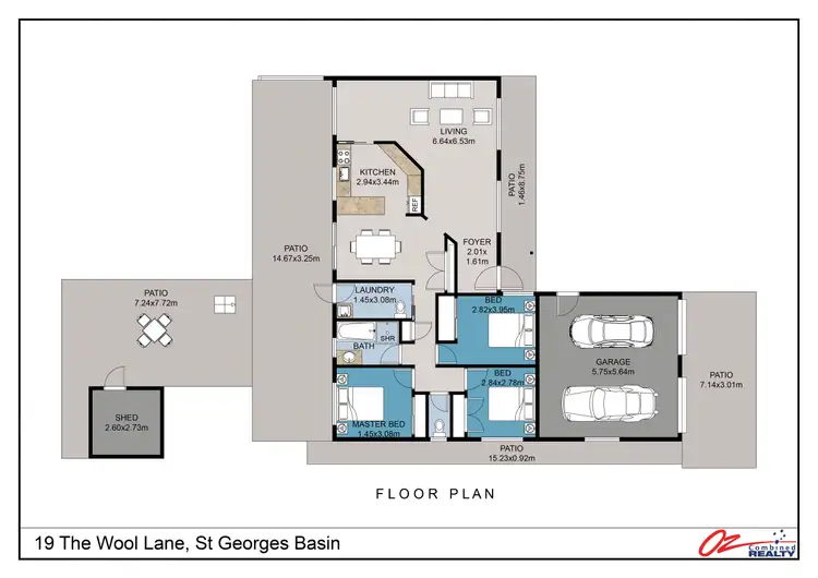 Floorplan of Homely house listing, 19 The Wool Lane, St Georges Basin NSW 2540