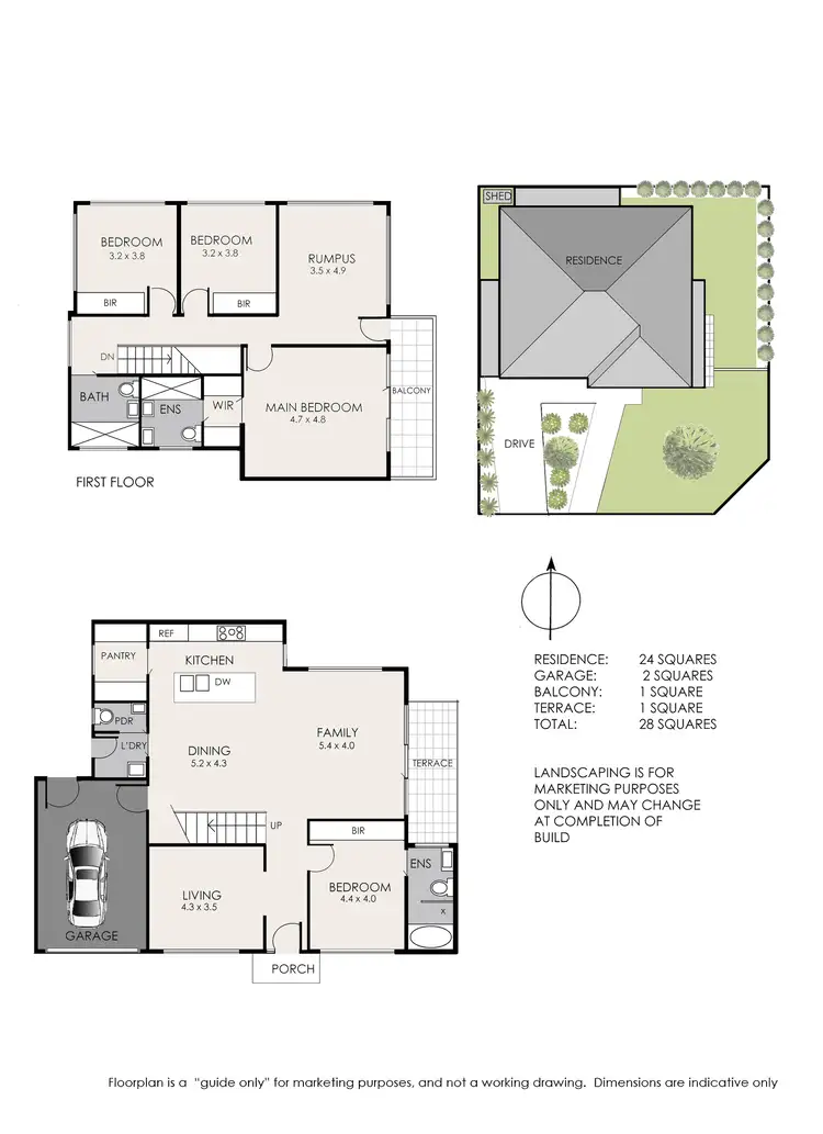 Floorplan of Homely townhouse listing, 1/23 Botany Court, Clarinda VIC 3169