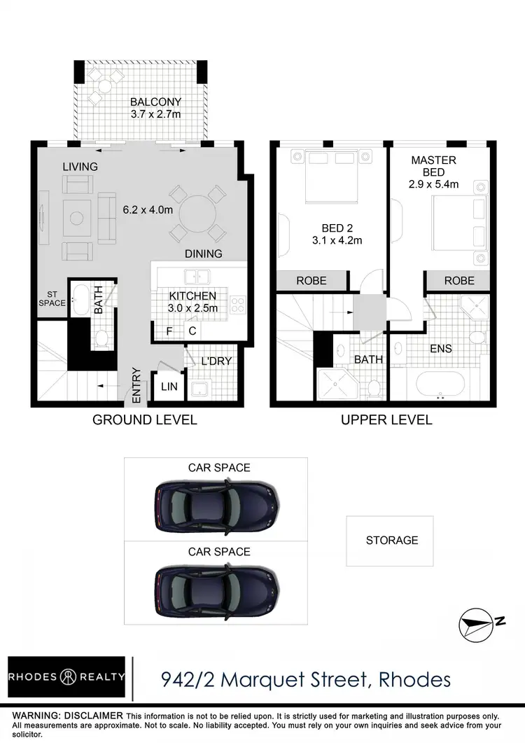 Floorplan of Homely apartment listing, 942/2 Marquet Street, Rhodes NSW 2138