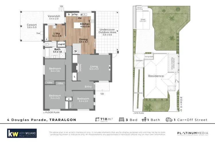 Floorplan of Homely house listing, 4 Douglas Parade, Traralgon VIC 3844