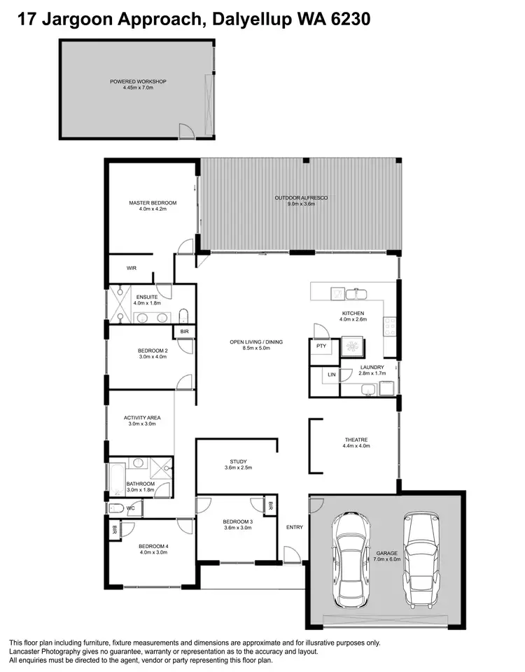 Floorplan of Homely house listing, 17 Jargoon Approach, Dalyellup WA 6230
