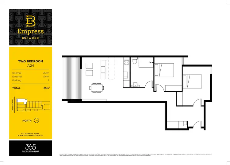Floorplan of Homely apartment listing, 24/79-81 Liverpool Road, Burwood NSW 2134