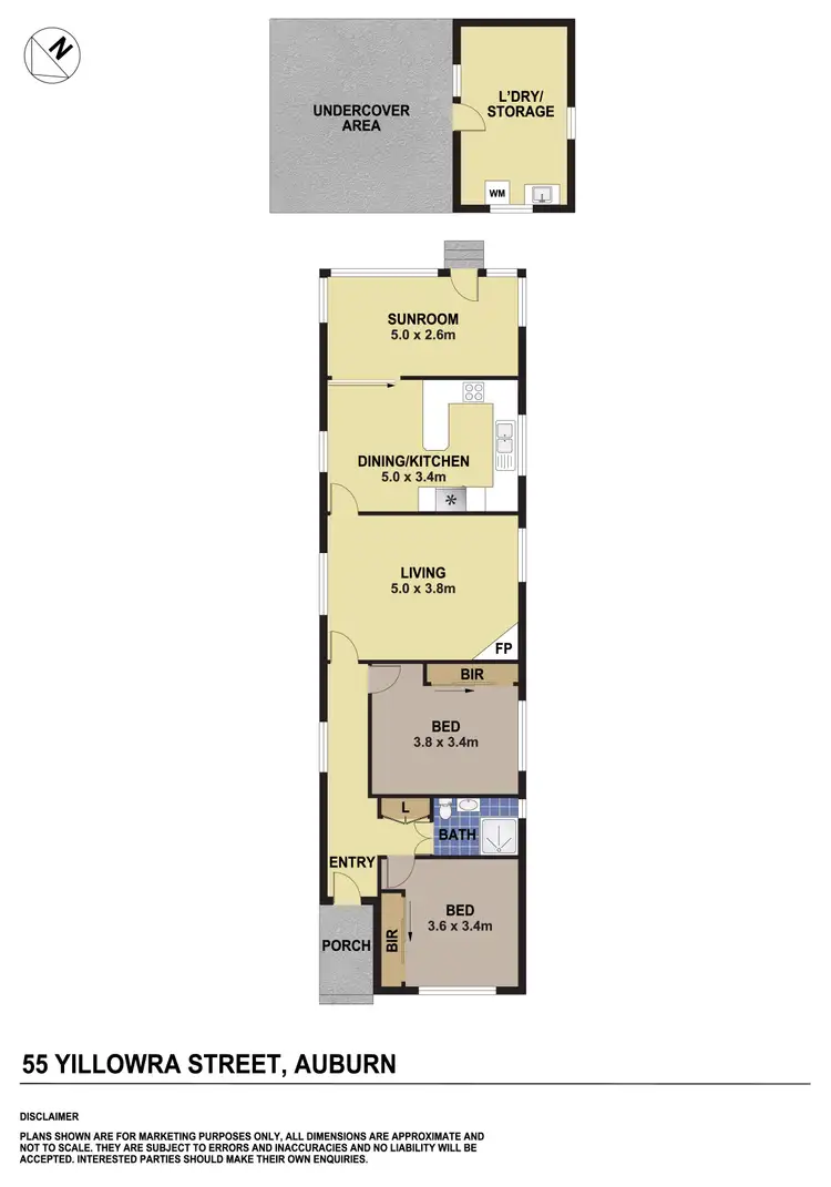 Floorplan of Homely house listing, 55 Yillowra Street, Auburn NSW 2144