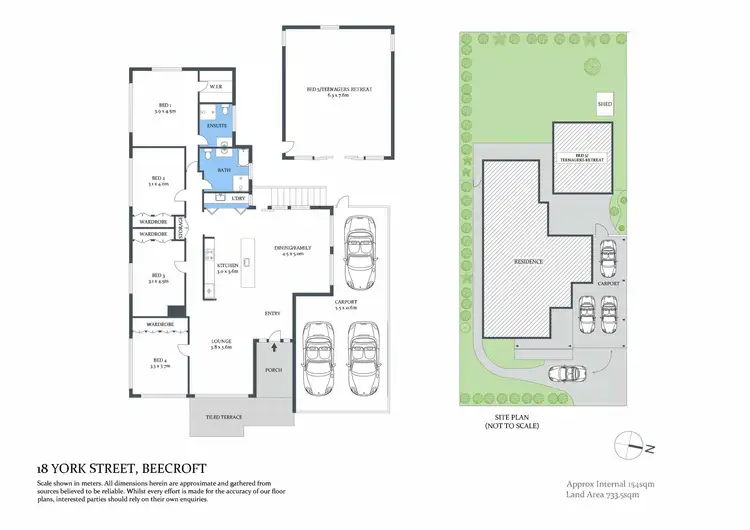 Floorplan of Homely house listing, 18 York Street, Beecroft NSW 2119