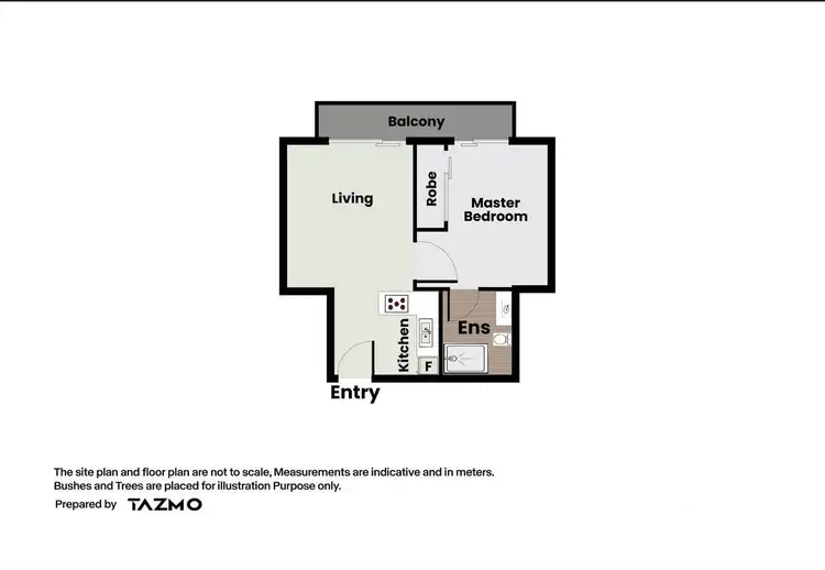 Floorplan of Homely apartment listing, 702/570 Swanston Street, Carlton VIC 3053