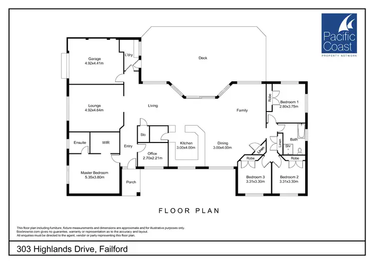 Floorplan of Homely house listing, 303 Highlands Drive, Failford NSW 2430