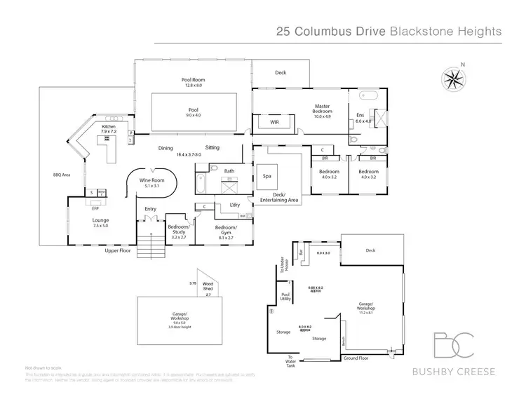 Floorplan of Homely house listing, 25 Columbus Drive, Blackstone Heights TAS 7250