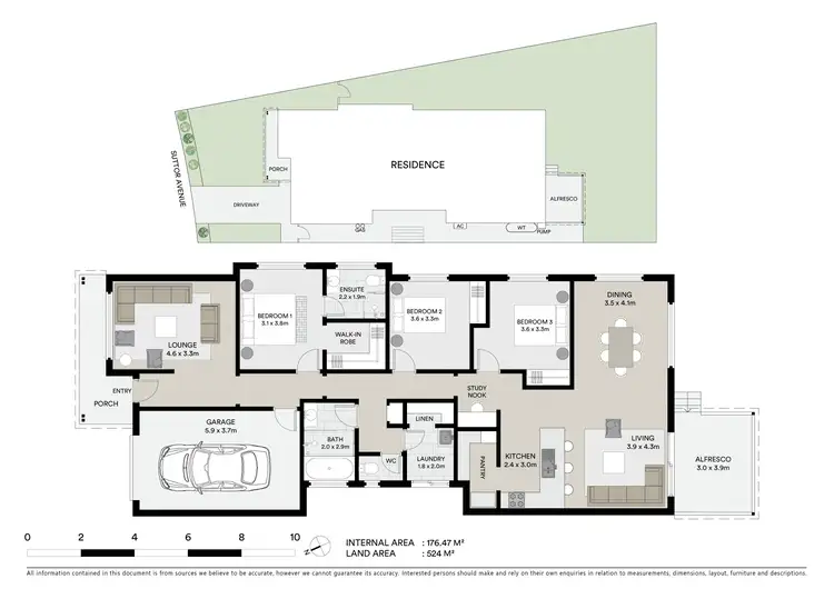Floorplan of Homely house listing, 5 Suttor Avenue, Mudgee NSW 2850