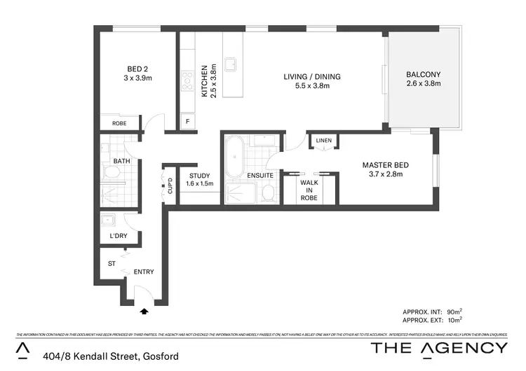 Floorplan of Homely apartment listing, 404/8 Kendall Street, Gosford NSW 2250