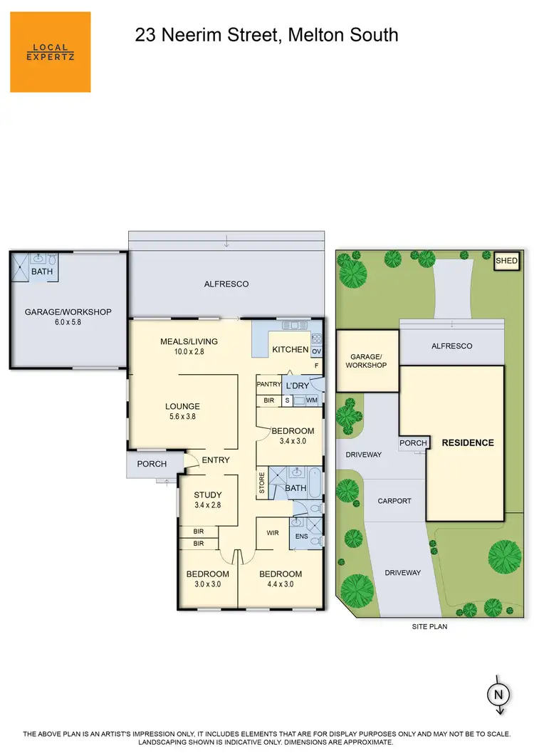 Floorplan of Homely house listing, 23 Neerim Street, Melton South VIC 3338