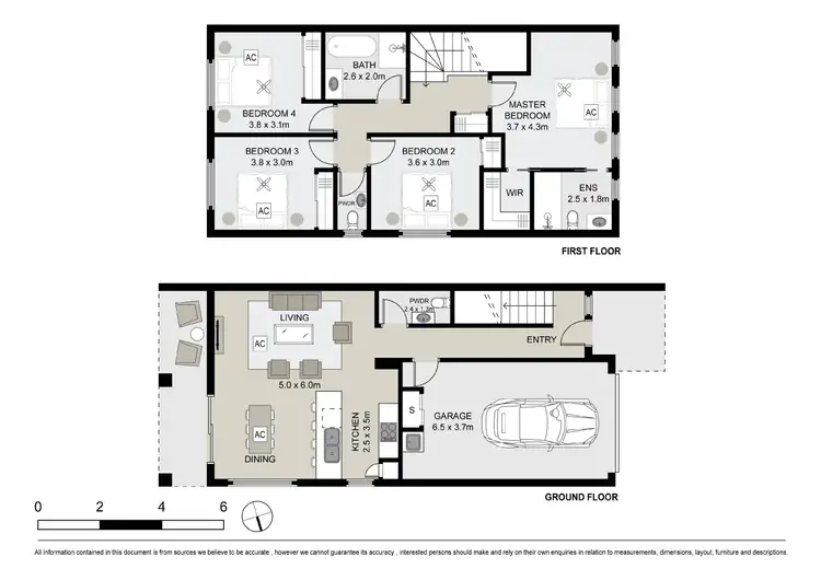 Floorplan of Homely semi-detached listing, 42B Botham Street, Cameron Park NSW 2285