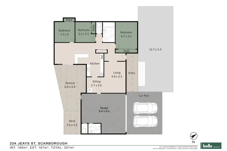 Floorplan of Homely house listing, 23A Jeays Street, Scarborough QLD 4020
