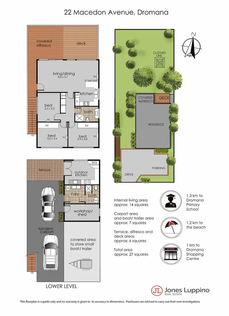 Floorplan of Homely house listing, 22 Macedon Avenue, Dromana VIC 3936