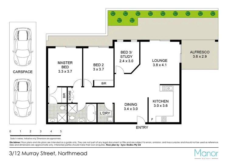 Floorplan of Homely apartment listing, 3/12 Murray Street, Northmead NSW 2152