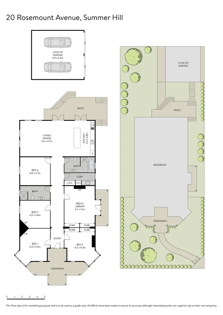 Floorplan of Homely house listing, 20 Rosemount Avenue, Summer Hill NSW 2130