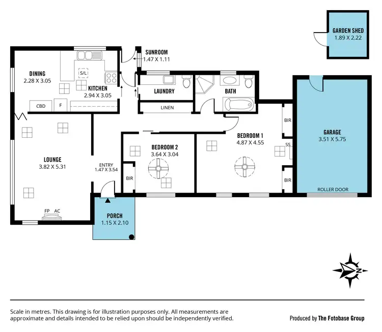 Floorplan of Homely house listing, 195 Seacombe Road, South Brighton SA 5048