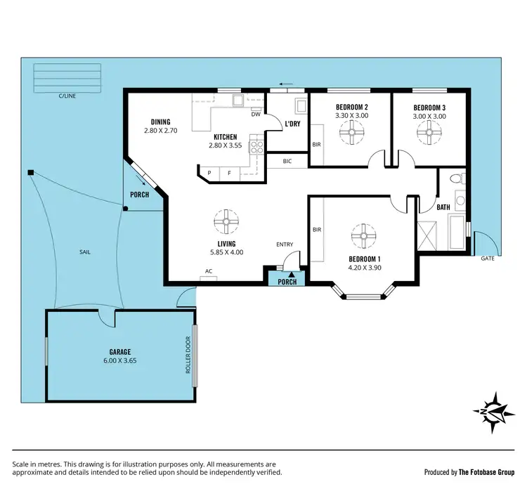 Floorplan of Homely unit listing, 3/7 Osterley Terrace, Seacliff Park SA 5049