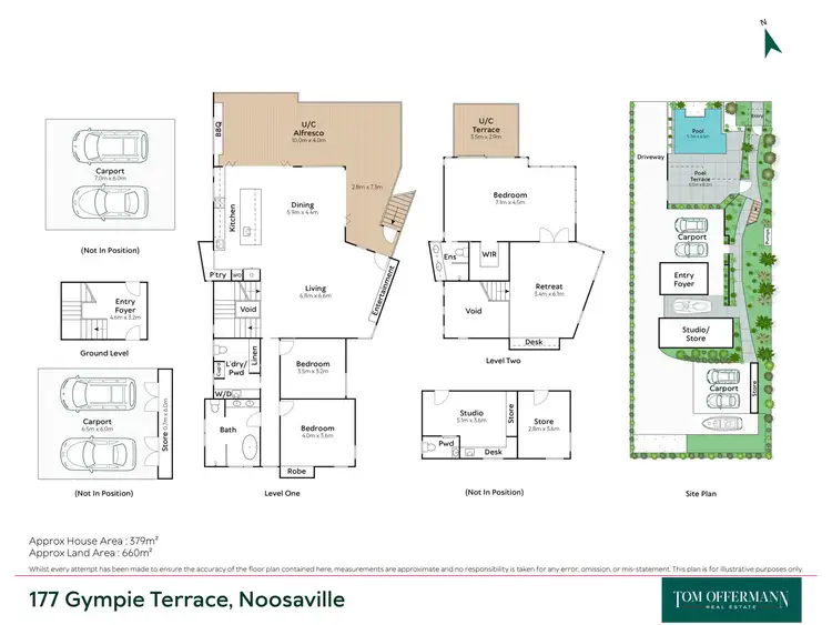 Floorplan of Homely house listing, 177 Gympie Terrace, Noosaville QLD 4566