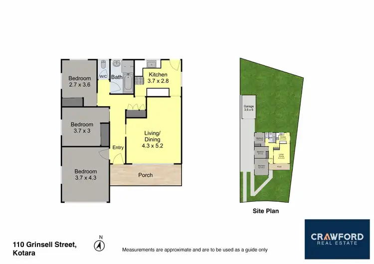 Floorplan of Homely house listing, 110 Grinsell Street, Kotara NSW 2289