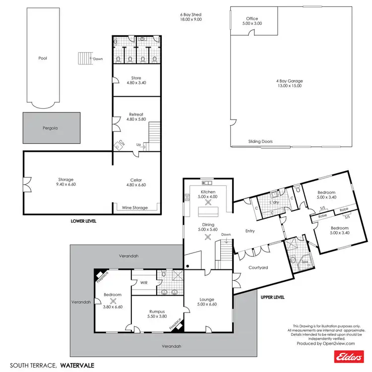 Floorplan of Homely house listing, 9 South Terrace, Watervale SA 5452