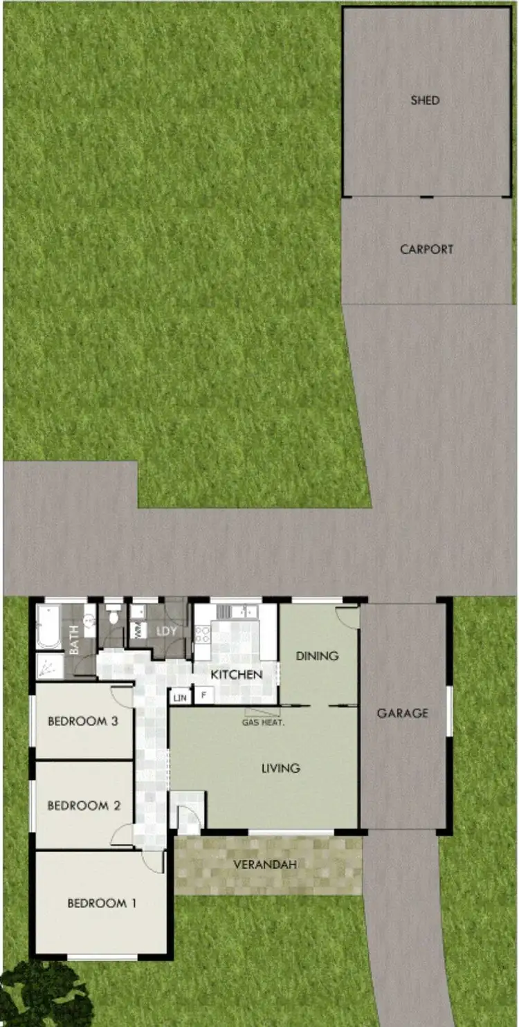 Floorplan of Homely house listing, 16 Belmore Place, Dubbo NSW 2830