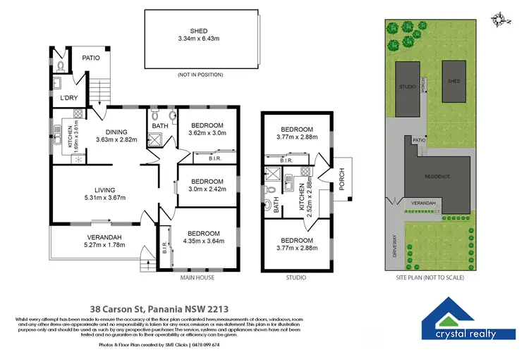 Floorplan of Homely house listing, 38 Carson Street, Panania NSW 2213