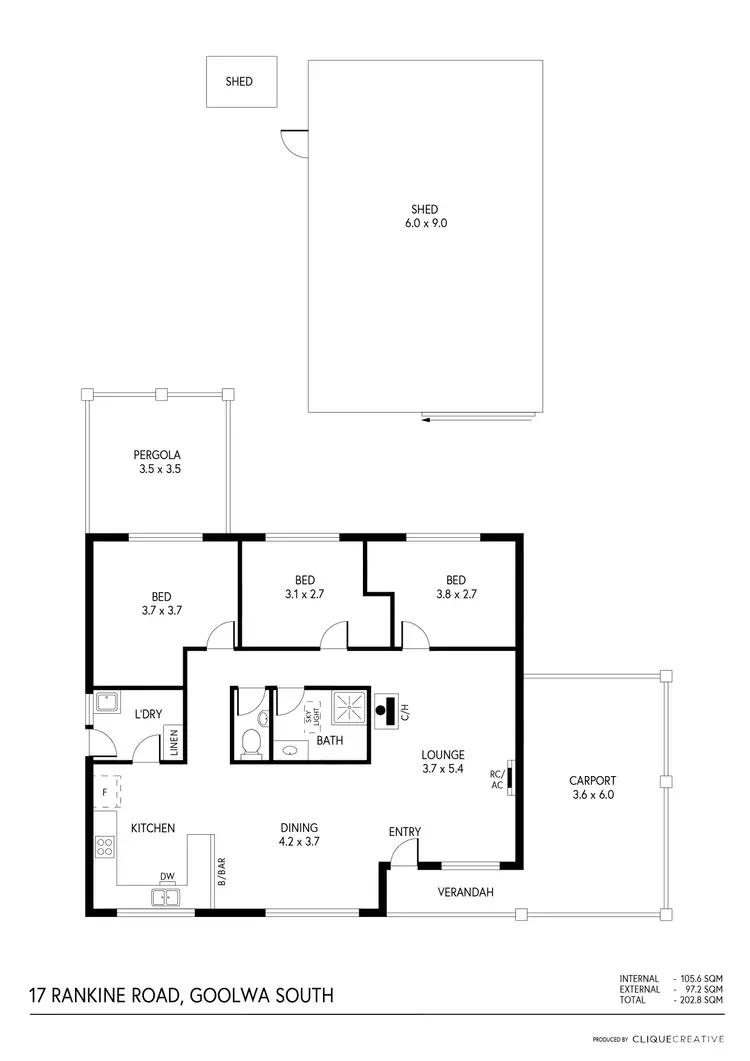Floorplan of Homely house listing, 17 Rankine Road, Goolwa South SA 5214