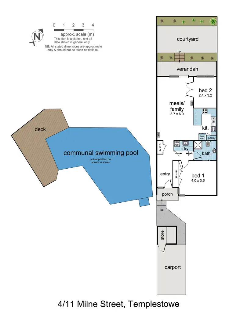 Floorplan of Homely apartment listing, 4/11 Milne Street, Templestowe VIC 3106