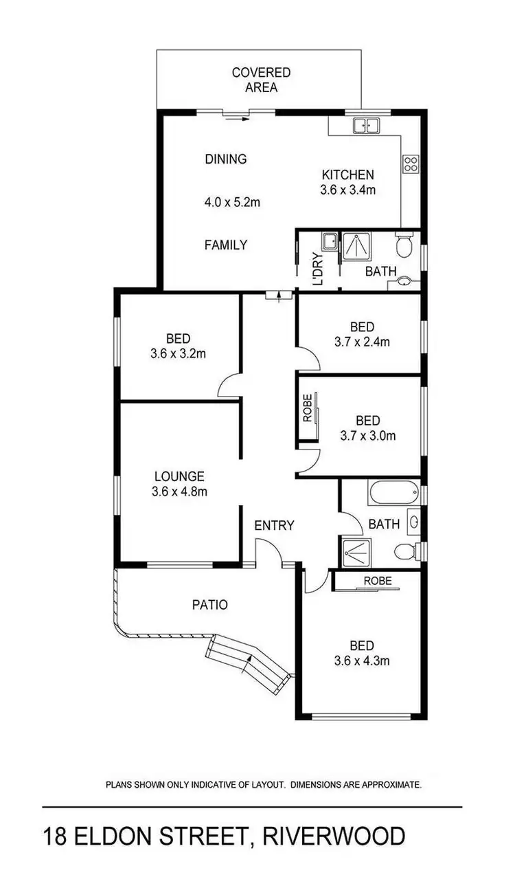 Floorplan of Homely house listing, 18 Eldon Street, Riverwood NSW 2210