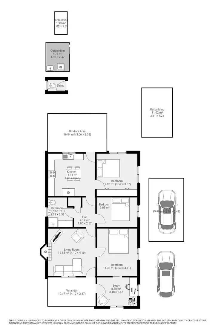 Floorplan of Homely house listing, 113 Jacaranda Street, Red Cliffs VIC 3496