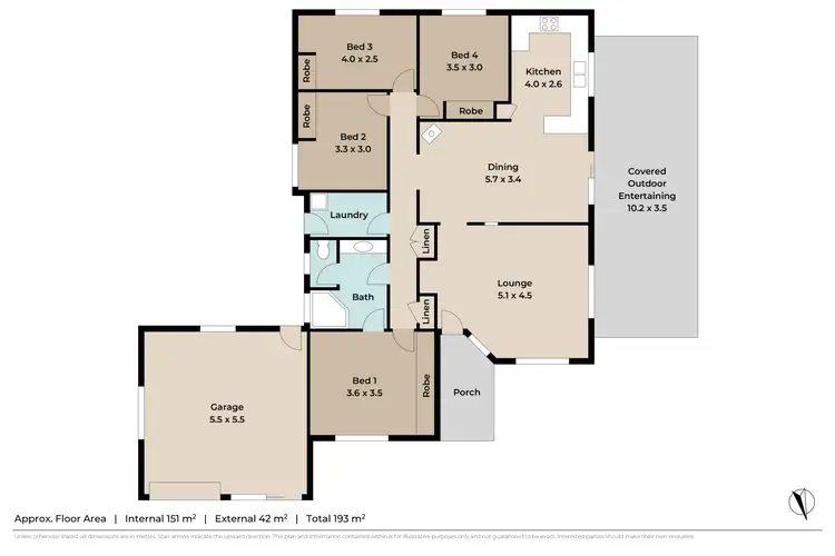 Floorplan of Homely house listing, 10 Belford Street, Boronia Heights QLD 4124